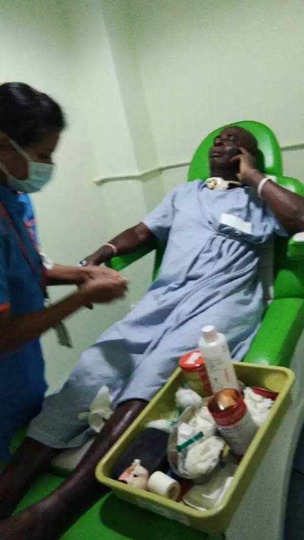 Nigerian Veteran Coach Undergoes Successful Cancer Surgery In India. Photos